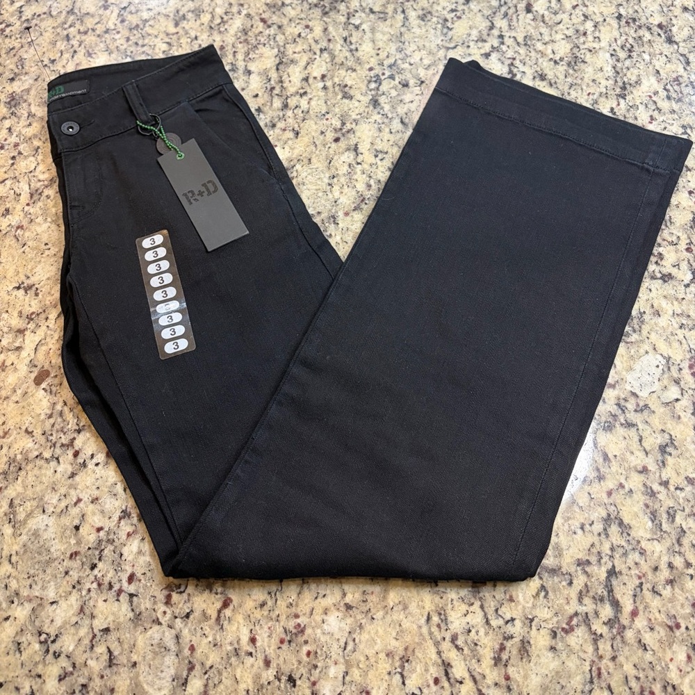 Black Wide Leg Women Jeans